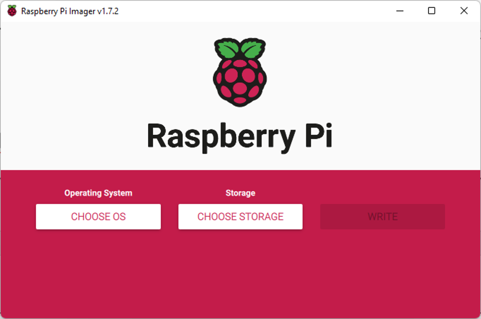 Choose Raspberry Pi OS.