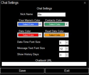 vitalpbx-communicator-chat-settings