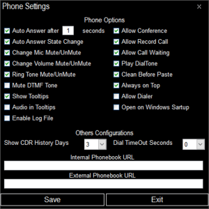vitalpbx-communicator-settings