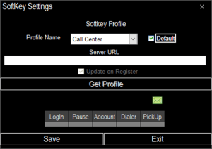 vitalpbx-communicator-softkey-settings