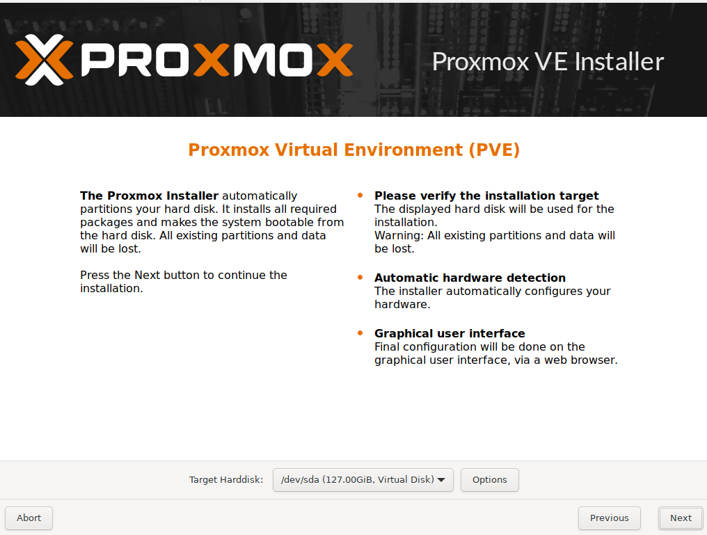 proxmox ve