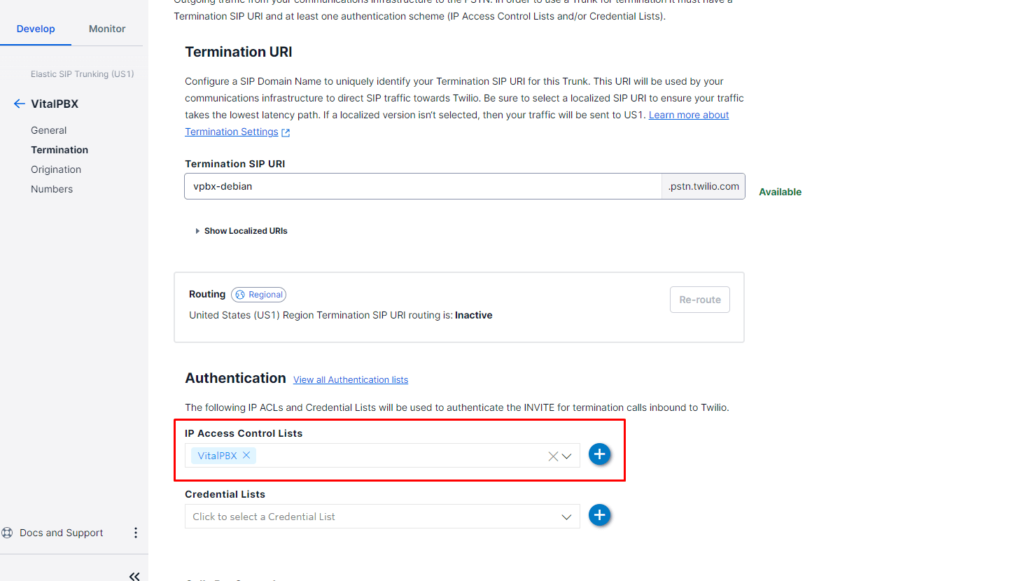 Configuring Easily The Twilio Elastic SIP Trunking On VitalPBX With ...