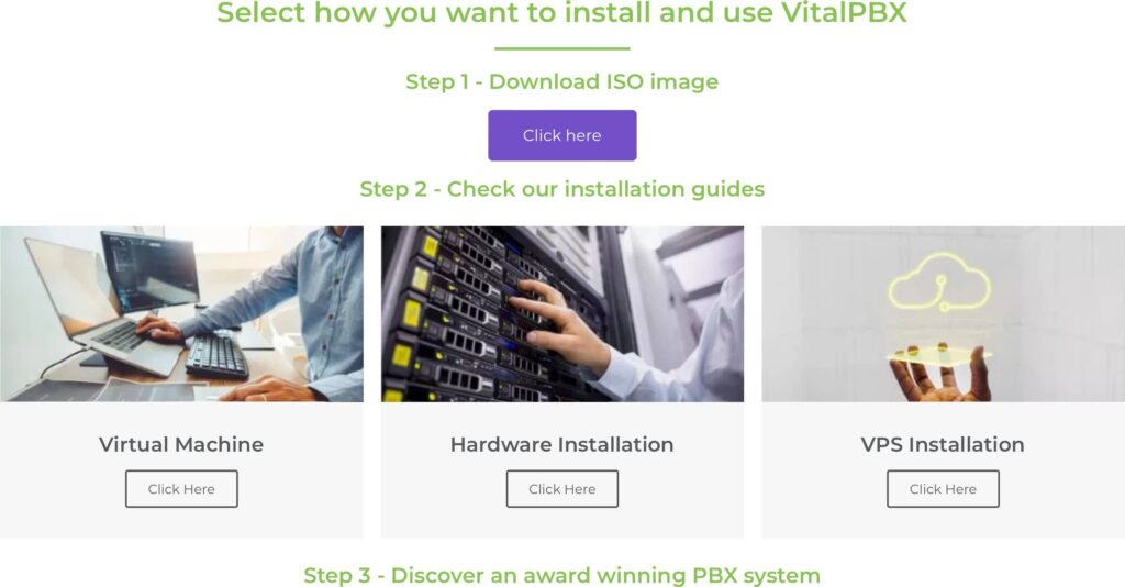 install a pbx with vitalpbx 4.0