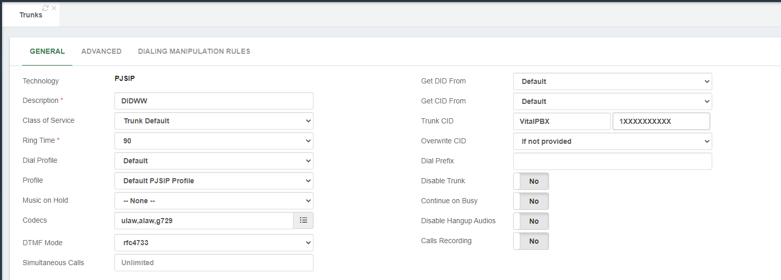 Interconnecting DIDWW SIP Trunking With VitalPBX 4. Step-by-Step Guide.