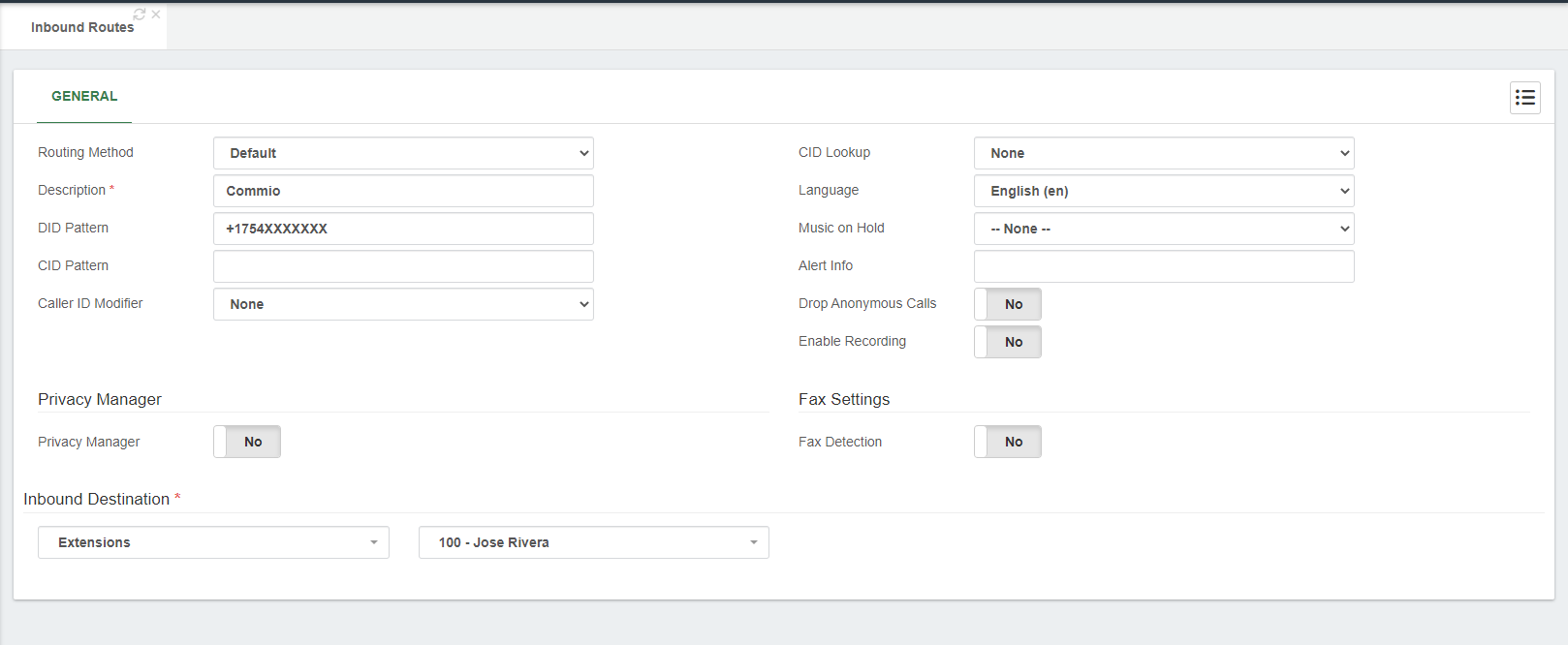 Easily Interconnect Commio SIP Trunking And VitalPBX 4. Stepbystep Guide.